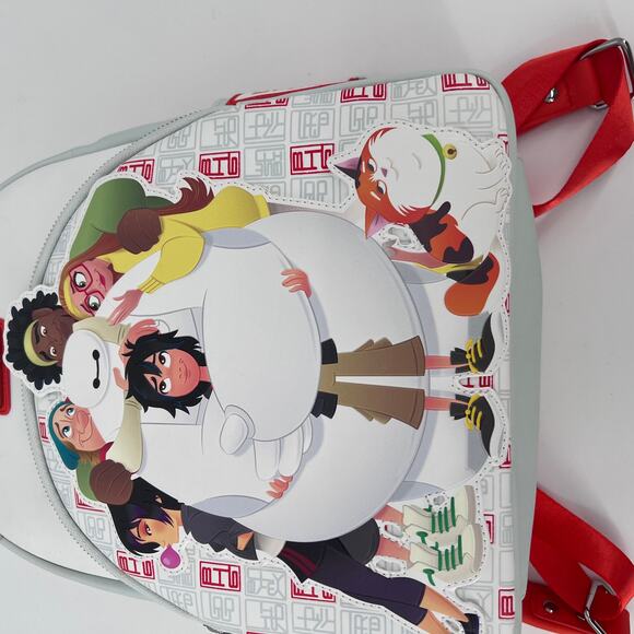 Loungefly Big Hero 6 10th Anniversary Baymax & Friends Mini Backpack - Picture 3 of 8